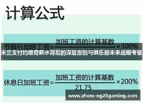 米兰支付约维奇薪水背后的深层原因与俱乐部未来战略考量