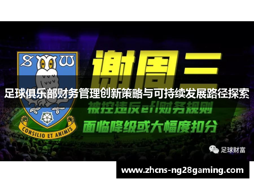 足球俱乐部财务管理创新策略与可持续发展路径探索